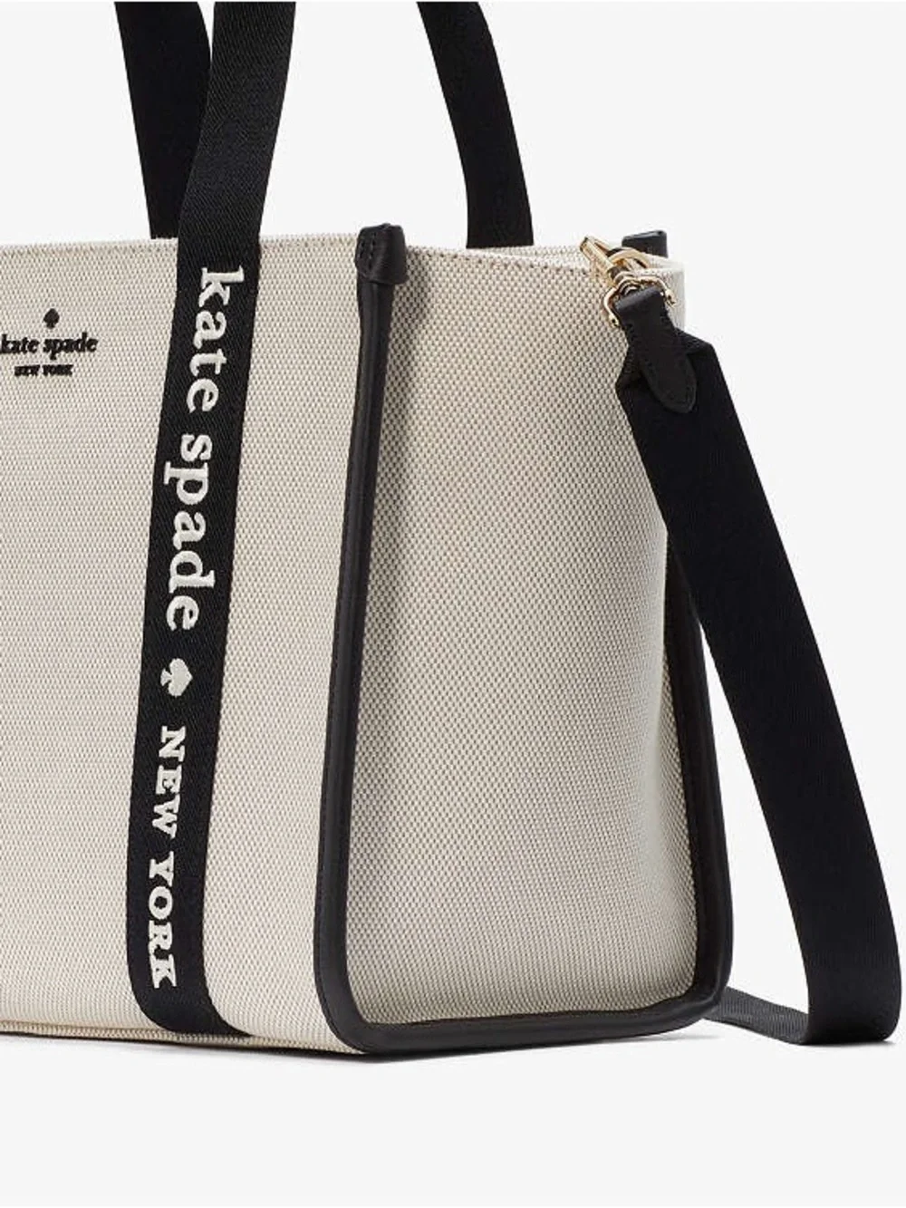 Kate Spade New York Kip Canvas Small Tote Crossbody Bag